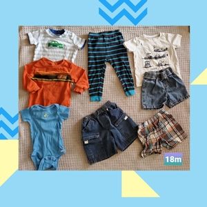 Bundle of clothing for baby boy 18 months
